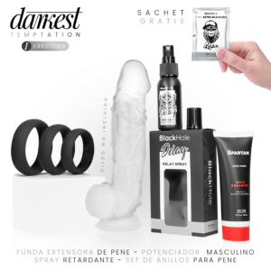 Darkest Tempation-1: Erektions-Kit-Silikon