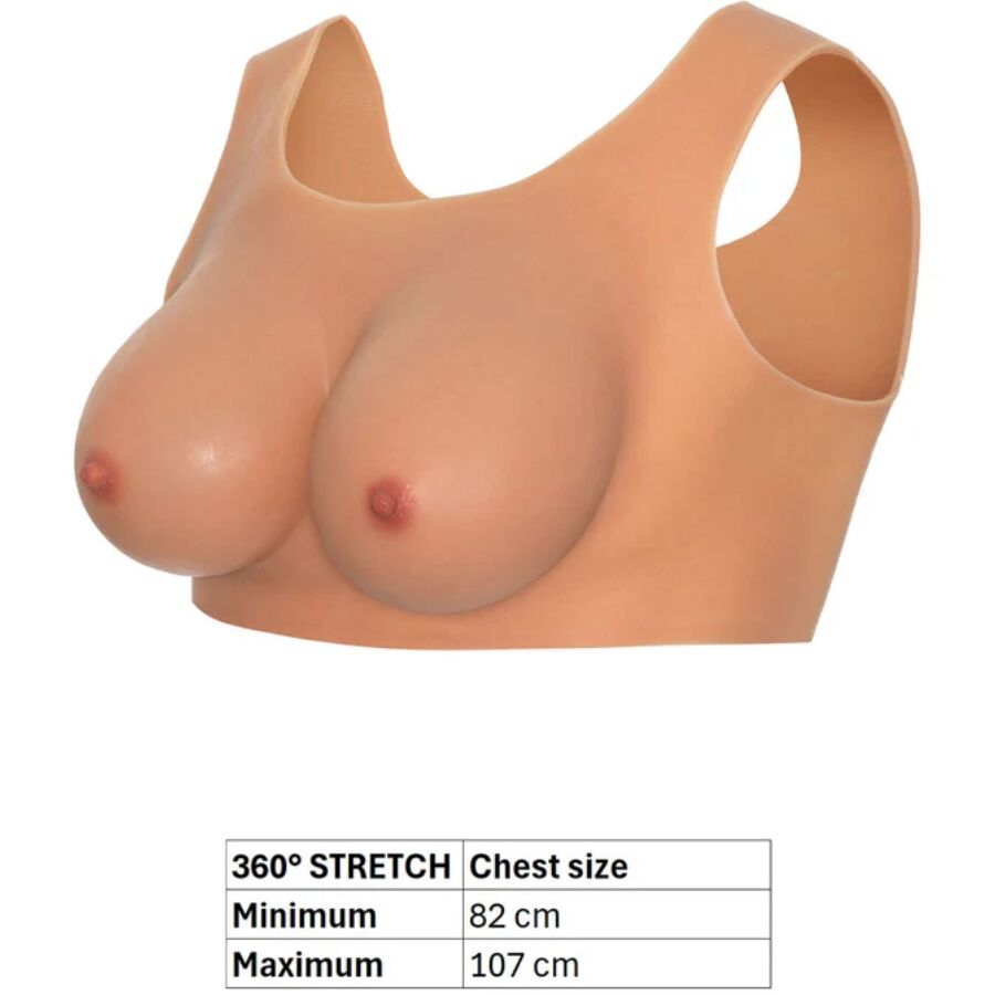 Hidden Desire-Alter Ego Wearable Breast Top C-cup Flesh-Silikon · Sexy Damen-Dessous (Bild 4)