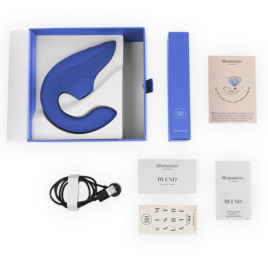Womanizer-Blend Rabbit Vibrator Stimulator Blau · Vibratoren (Bild 10)