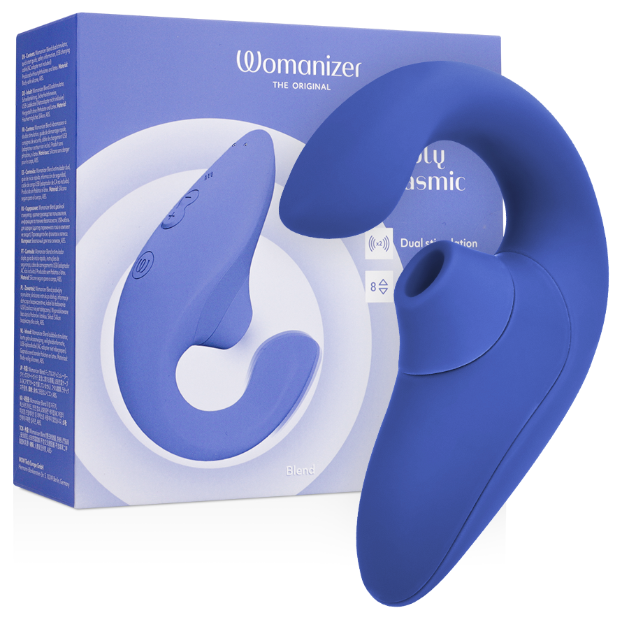Womanizer-Blend Rabbit Vibrator Stimulator Blau · Vibratoren