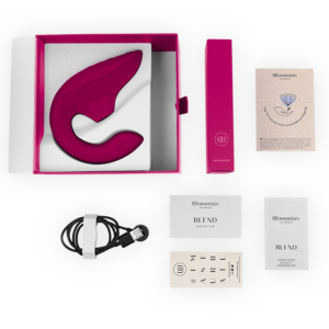 Womanizer-Blend Rabbit Vibrator Stimulator Rosa Vibrant-Silikon · Vibratoren (Bild 10)