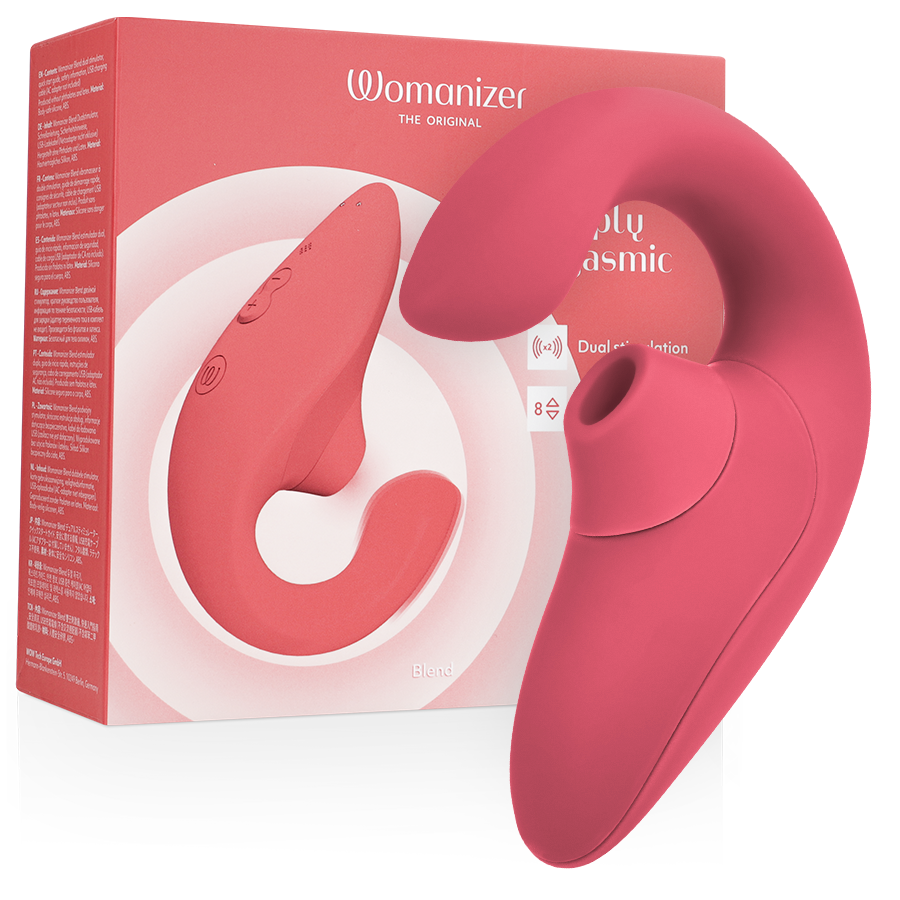 Womanizer-Blend Rabbit-Vibrator Stimulator Vibrant Rose-Silikon
