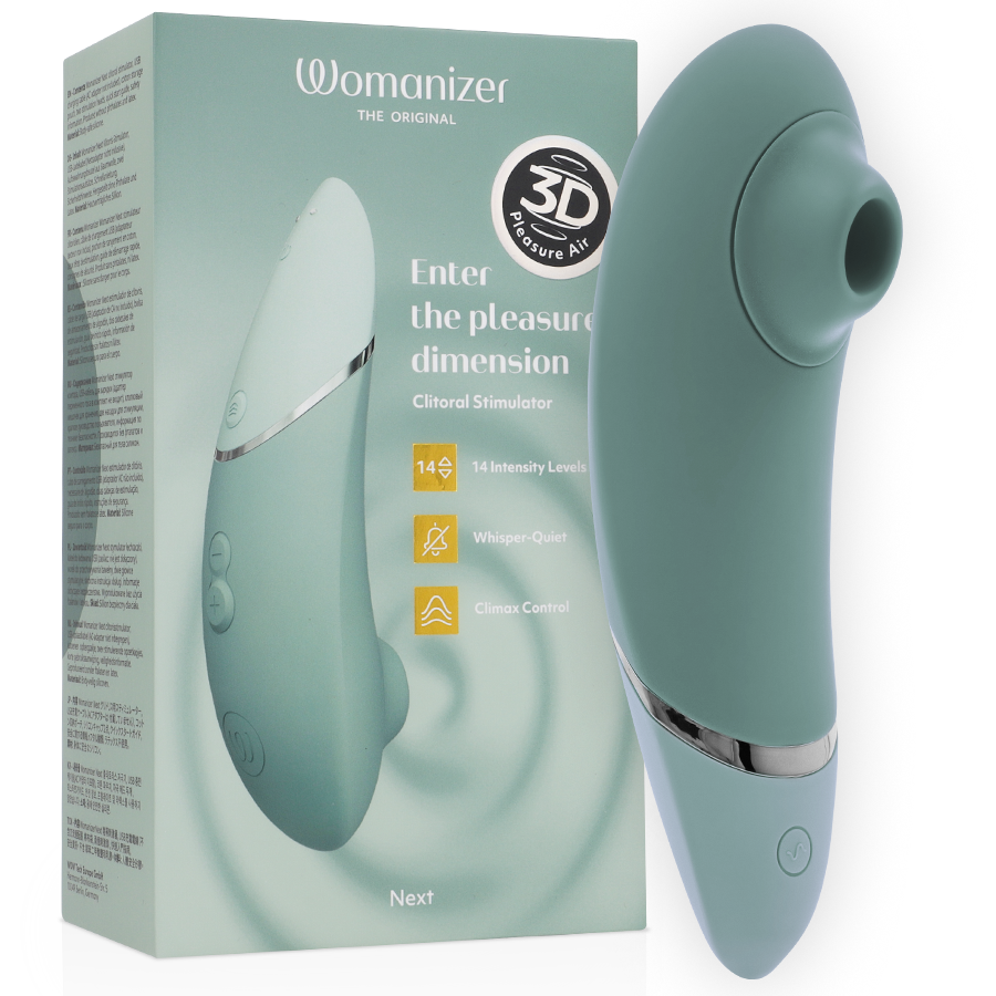 Womanizer-Next stimulierend Klitoris Sage-Silikon, USB, Wasserdicht · Vibratoren