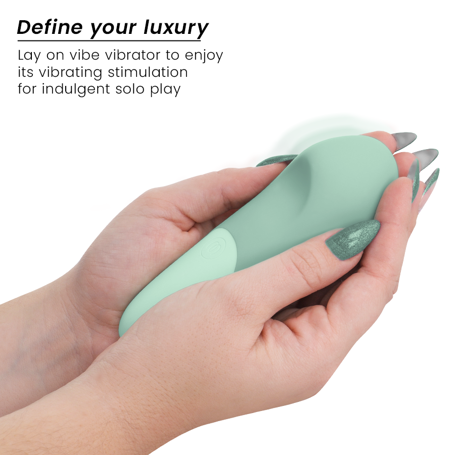 Womanizer-Vibe Lay-on Silent Vibrator Sage-Silikon, 10 Geschwindigkeiten · Vibratoren (Bild 3)