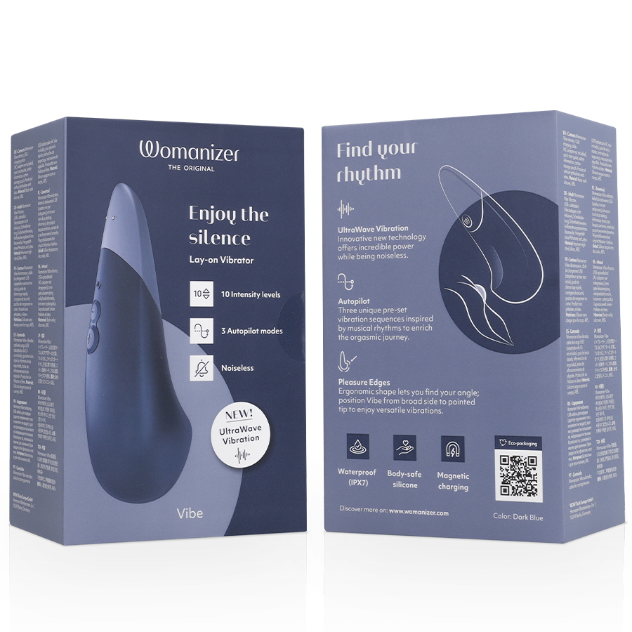 Womanizer-Vibe Lay-on Vibrator still Blau · Vibratoren (Bild 6)