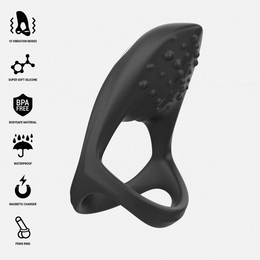 Ibiza Technology Penisring Multisensorial-Silikon, 10 Geschwindigkeiten · Sextoys (Bild 2)