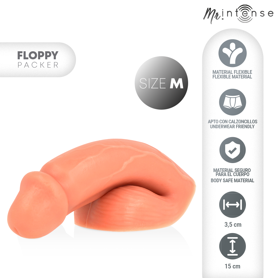 Mr. Intense Dildos-Realistisches Floppy Packer, Größe M-Silikon · Sextoys (Bild 2)