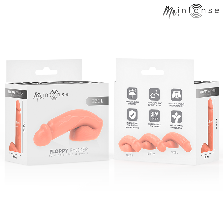 Mr. Intense Dildos-Realistisches Floppy Packer, Größe L-Silikon · Sextoys (Bild 3)