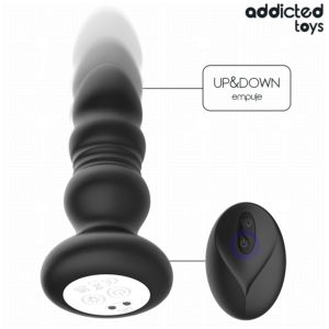 Addicted Toys-Analplug mit Impulsen und Vibrationen, Fernbedienung · Sextoys (Bild 3)