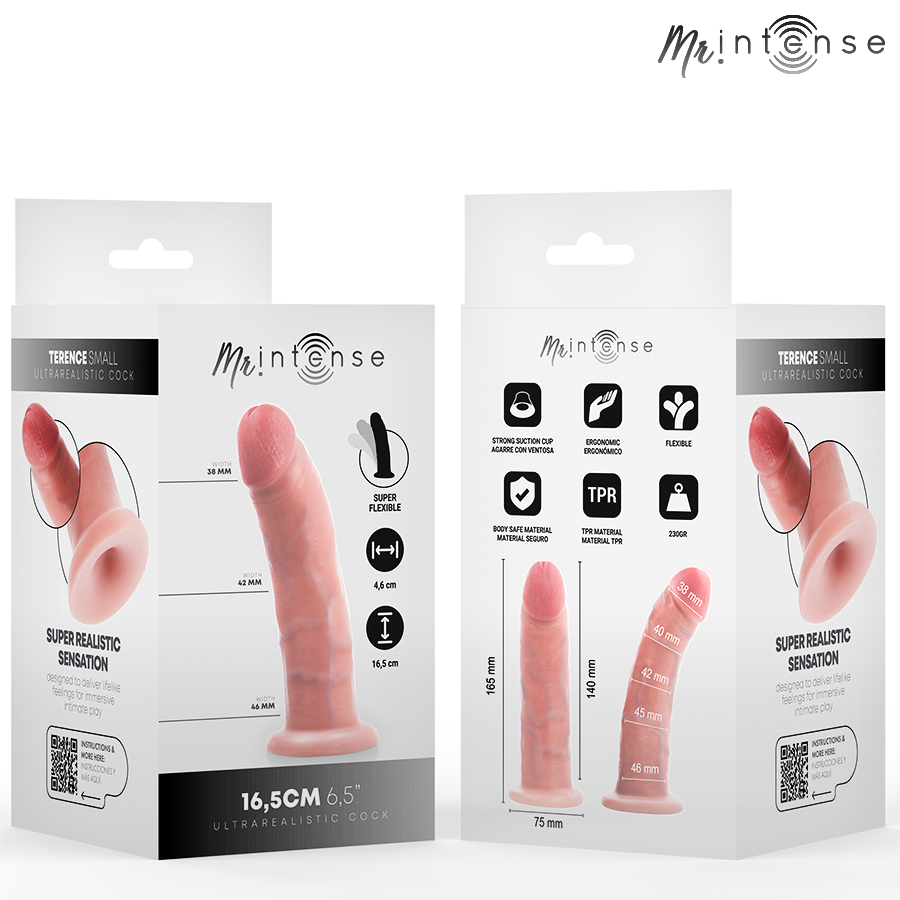 Mr. Intense Dildos-Terence Small Dildo 16.5 cm – Ø 4.6 cm-TPR · Sextoys (Bild 5)