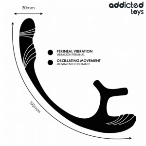 Addicted Toys-Analplug mit Vibration, Bewegung 360o und Stimulator · Sextoys (Bild 7)