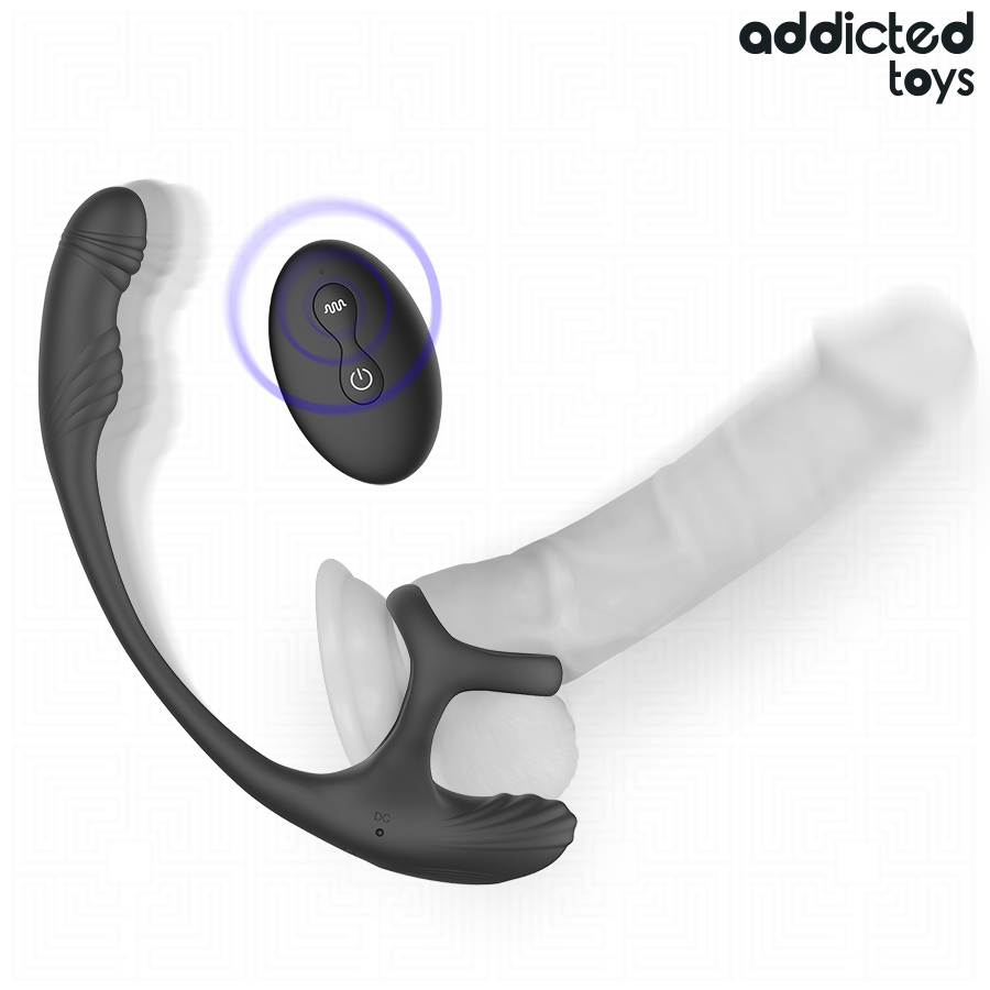 Addicted Toys-Analplug mit Vibration, Bewegung 360o und Stimulator · Sextoys (Bild 5)