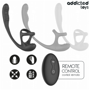 Addicted Toys-Analplug mit Vibration, Bewegung 360o und Stimulator · Sextoys (Bild 6)