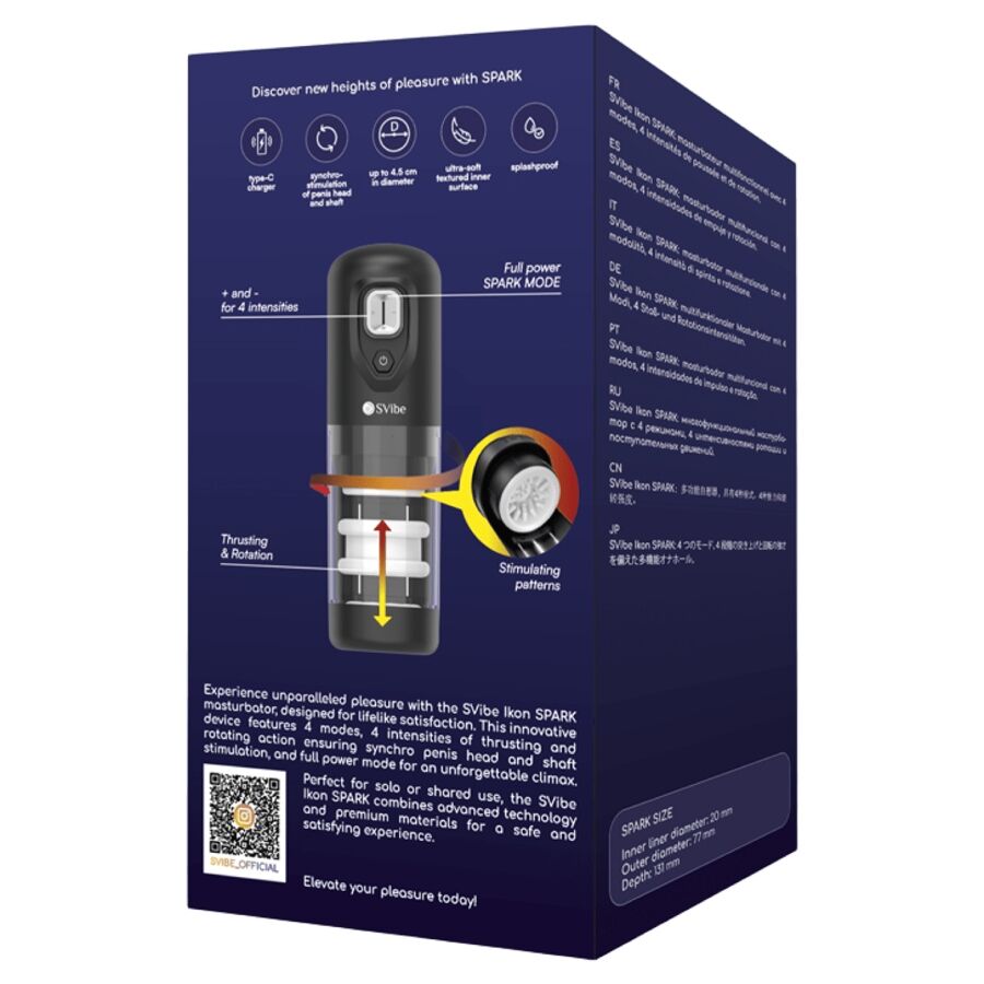 Snail Vibe-Ikon Spark Masturbator Impuls- und Rotations-3 Geschwindigkeiten · Sextoys (Bild 2)