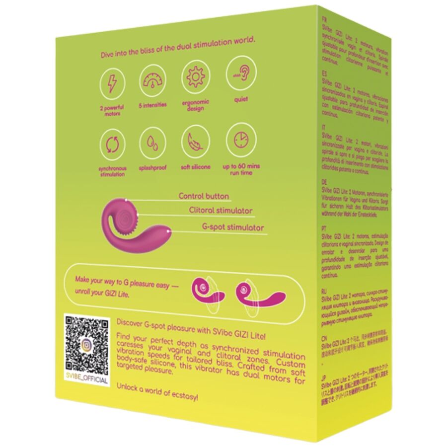 Snail Vibe-Gizi Lite Dual G-Spot und Klitoris · Vibratoren (Bild 5)