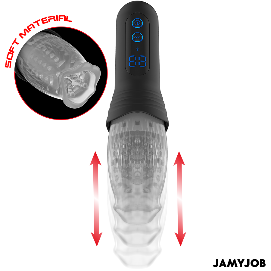 Jamyjob-Blow-r Masturbator in Spinta und Drehung-10 Geschwindigkeiten · Sextoys (Bild 4)