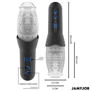 Jamyjob-Blow-r Masturbator in Spinta und Drehung-10 Geschwindigkeiten · Sextoys (Bild 7)