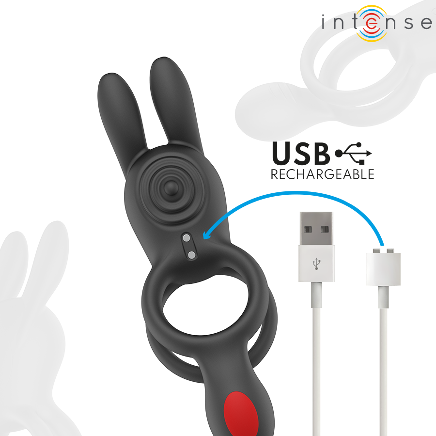 Intense For Him-Quinn Ring Vibrator mit doppelter Vibration · Sextoys (Bild 8)