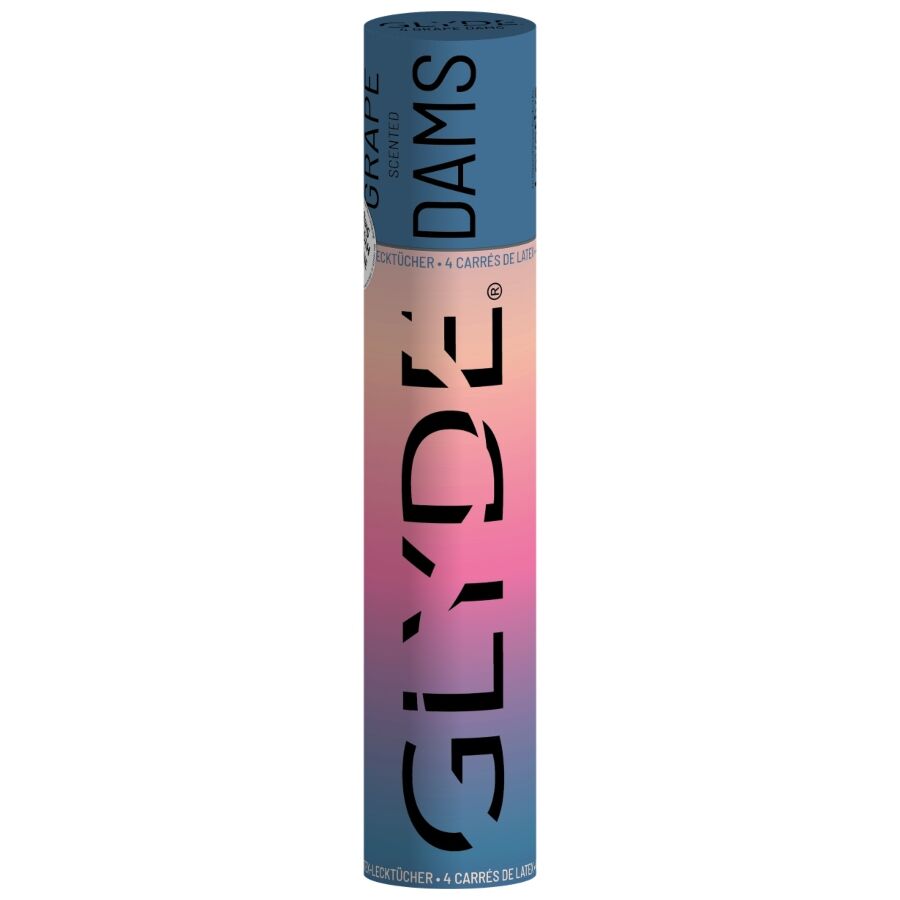 Sheer Glyde-Dams Laminas Lactice für Orales Sex, Aroma Trauben · Oralsex & Körperspiele