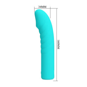High Tech-Rylan G-Spot Vibrator Blau-Silikon, 10 Geschwindigkeiten · Vibratoren (Bild 4)