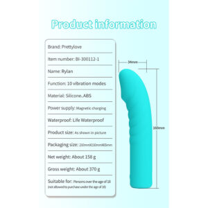 High Tech-Rylan G-Spot Vibrator Blau-Silikon, 10 Geschwindigkeiten · Vibratoren (Bild 10)