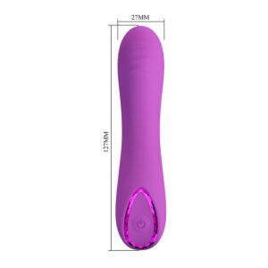 High Tech-Dj Dick G-Spot Vibrator Lila-Silikon, 10 Geschwindigkeiten · Vibratoren (Bild 5)