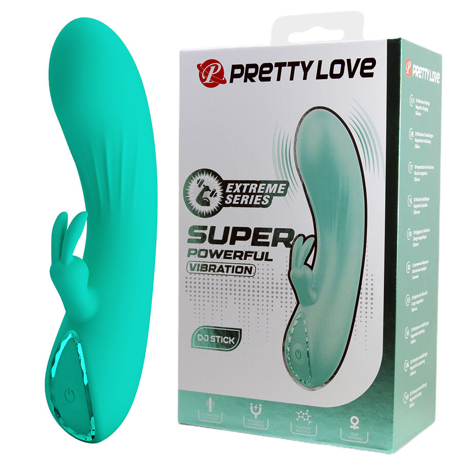 High Tech-Dj Stick G-Spot Türkis Vibrator-Silikon, 10 Geschwindigkeiten · Vibratoren (Bild 9)