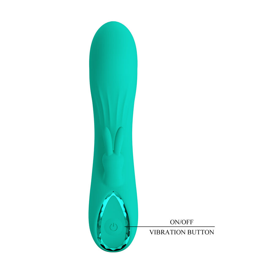 High Tech-Dj Stick G-Spot Türkis Vibrator-Silikon, 10 Geschwindigkeiten · Vibratoren (Bild 8)