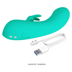 High Tech-Dj Stick G-Spot Türkis Vibrator-Silikon, 10 Geschwindigkeiten · Vibratoren (Bild 10)