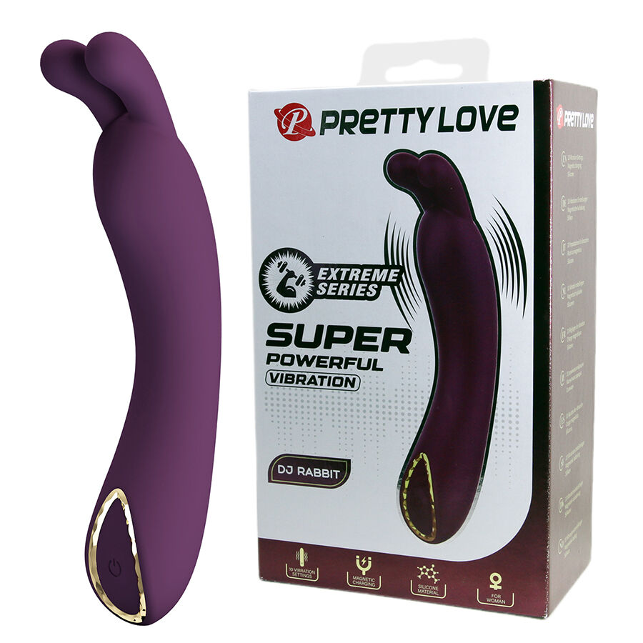 High Tech-Dj Rabbit Lila Vibrator für Punkt G-Silikon, 10 · Vibratoren (Bild 10)