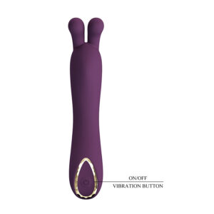 High Tech-Dj Rabbit Lila Vibrator für Punkt G-Silikon, 10 · Vibratoren (Bild 5)