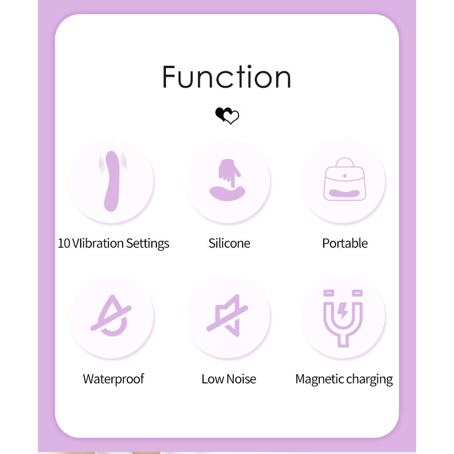 High Tech-Dj Rabbit Lila Vibrator für Punkt G-Silikon, 10 · Vibratoren (Bild 7)