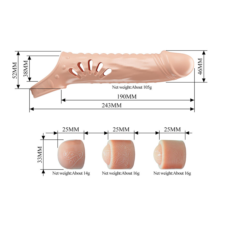 For Him-Penishülle mit TPE-Erweiterungen · Sextoys (Bild 6)