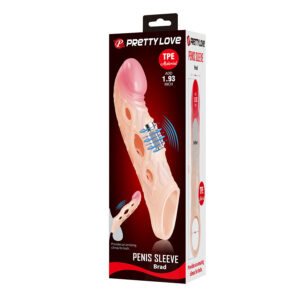 For Him-Brad Penishülle Vibrierend für Penis-TPE, still · Sextoys (Bild 9)