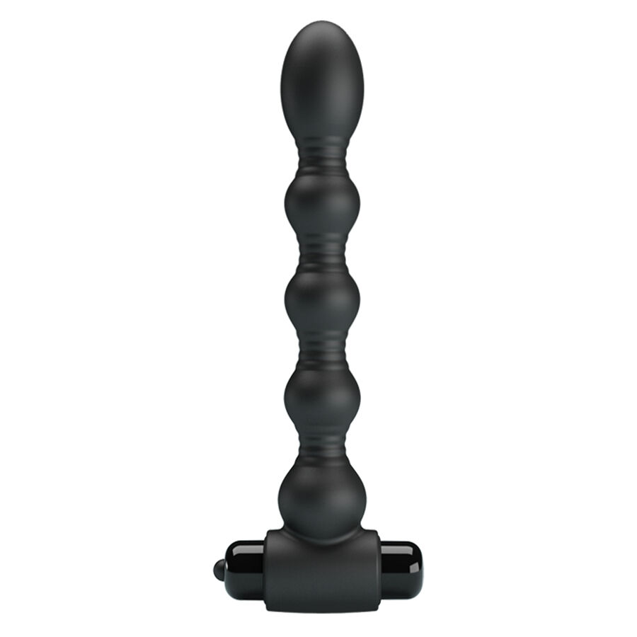 Mr Play-Anal-Vibrator mit Massageperlen-Silikon, 10 Stufen