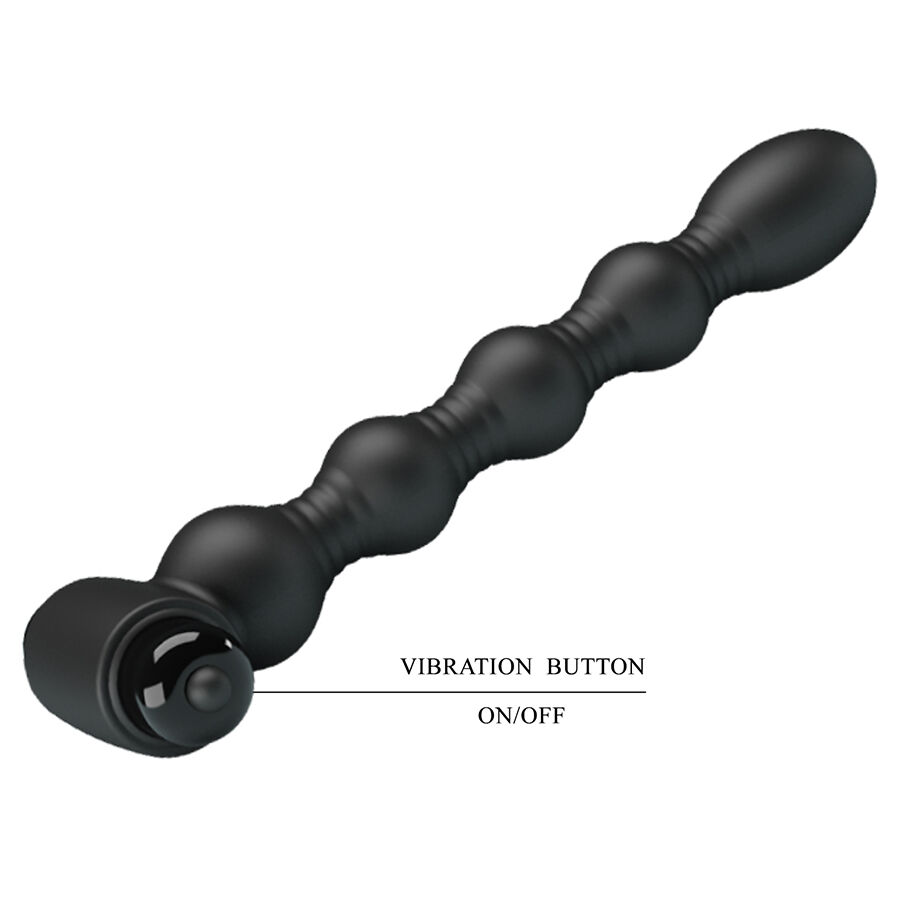 Mr Play-Vibrator anal mit Perlen Massage-Silikon, 10 Geschwindigkeiten · Sextoys (Bild 2)