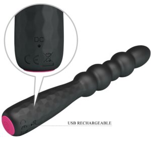 Mr Play-Analplug Vibrator Flexibel, 12 Funktionen, Wiederaufladbar · Sextoys (Bild 7)