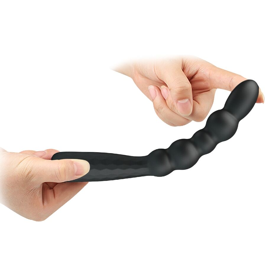Mr Play-Analplug Vibrator Flexibel, 12 Funktionen, Wiederaufladbar · Sextoys (Bild 2)
