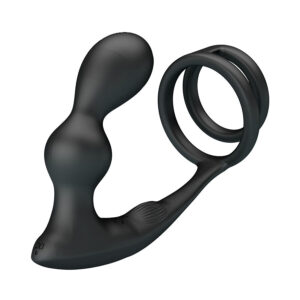 Mr Play-Vibro-Analplug mit Penisring