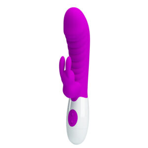 High Tech-Naughty Bunny Vibrator Lila-Silikon, 12 Geschwindigkeiten · Vibratoren (Bild 7)