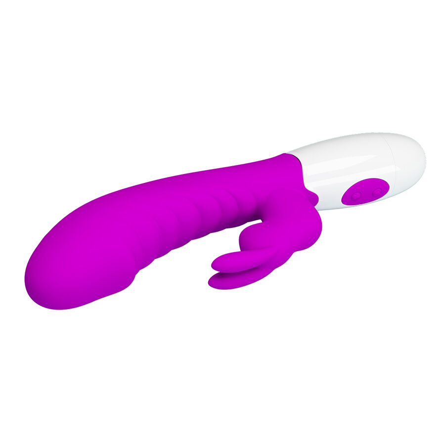 High Tech-Naughty Bunny Vibrator Lila-Silikon, 12 Geschwindigkeiten · Vibratoren (Bild 2)