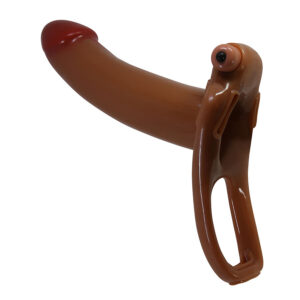 Harness Collection-Bradden Strap-on Vibrator Gol-Silikon, 10 · Sextoys (Bild 4)