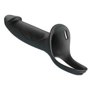 Harness Collection-Landon Black Strap-on Vibrator-Silikon · Sextoys (Bild 3)