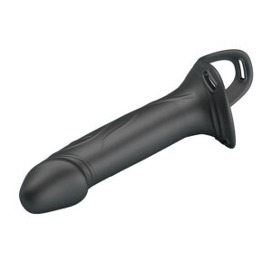 Harness Collection-Landon Black Strap-on Vibrator-Silikon · Sextoys (Bild 4)