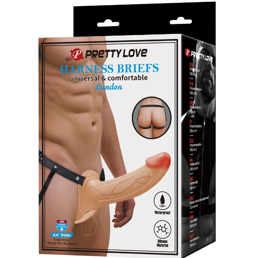 Harness Collection-Landon Light-Skin Strap-on Vibrator-Silikon · Sextoys (Bild 4)