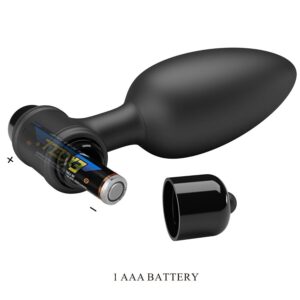 Mr Play-Super Leistung Analplug mit Vibration-Silizium, 10 Geschwindigkeiten · Sextoys (Bild 6)