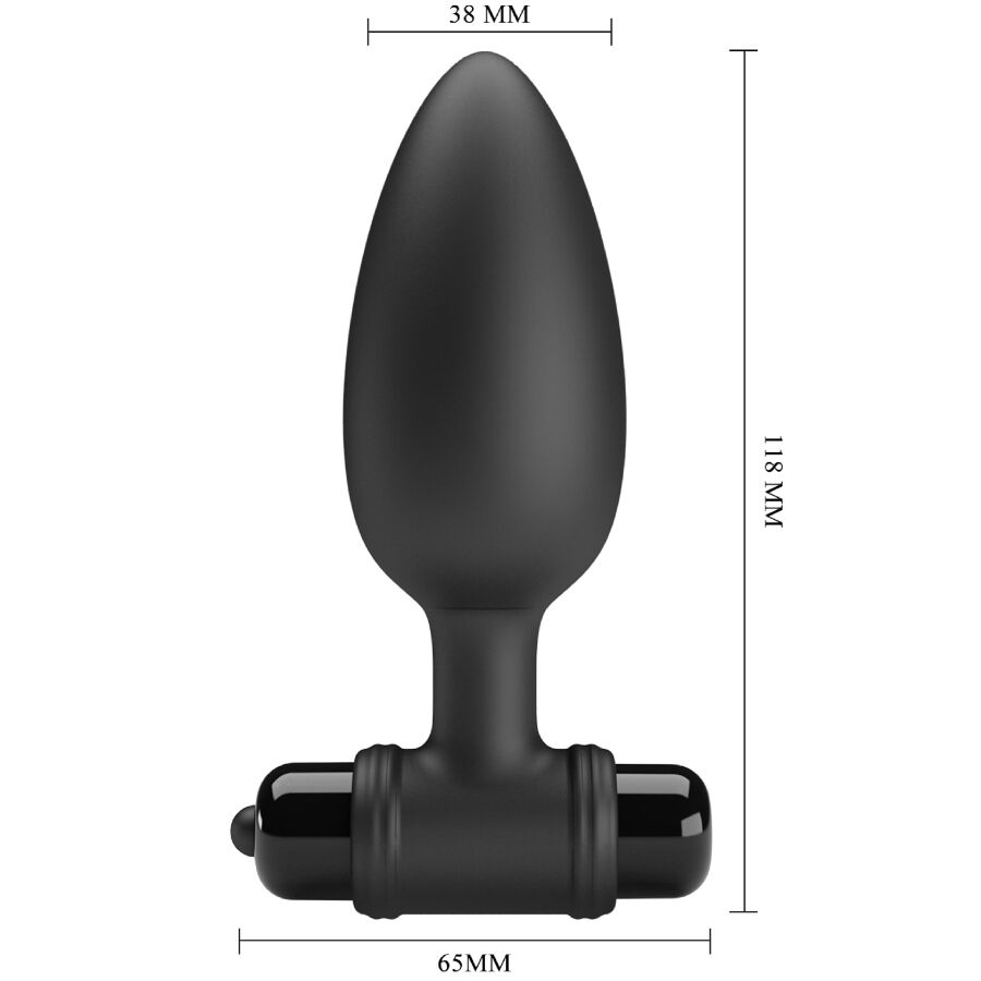 Mr Play-Super Leistung Analplug mit Vibration-Silizium, 10 Geschwindigkeiten · Sextoys (Bild 8)