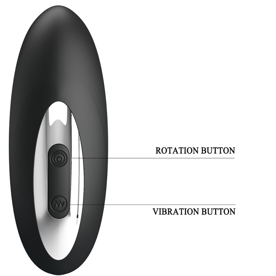 Mr Play-Prostatamassage mit Drehung und Vibration-Silizium, 12 · Sextoys (Bild 4)