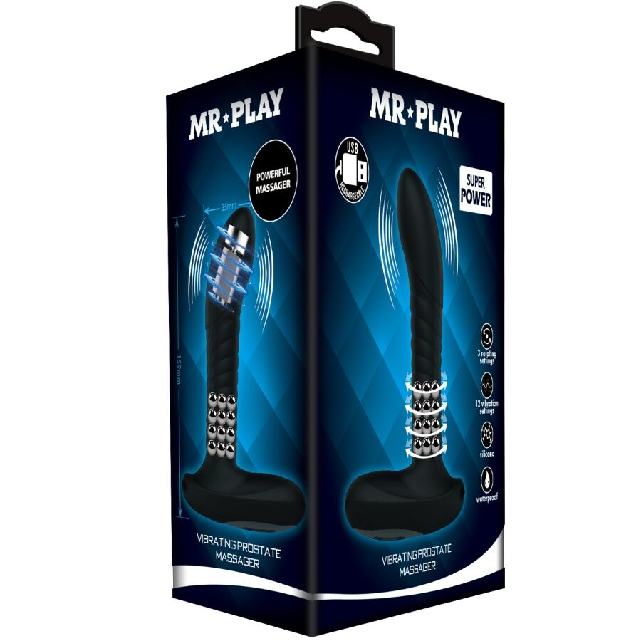 Mr Play-Prostatamassage mit Drehung und Vibration-Silizium, 12 · Sextoys (Bild 2)