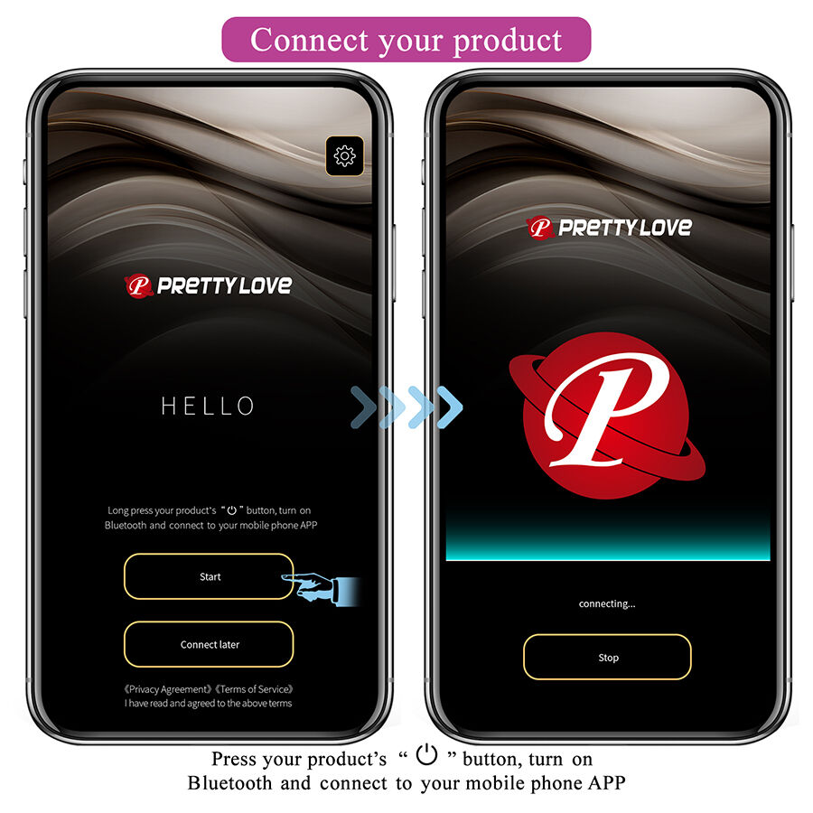 App Series-Pretty Love Dora Vibrator Unsichtbar mit Anwendung · Vibratoren (Bild 10)